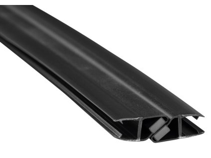 Aqualine Magneticé tesnení ploché 45°, sklo 8/8mm, čierna MAG01B-8