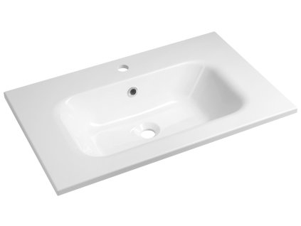 Sapho SIDRA umývadlo 71x46cm, liaty mramor, biela SD071