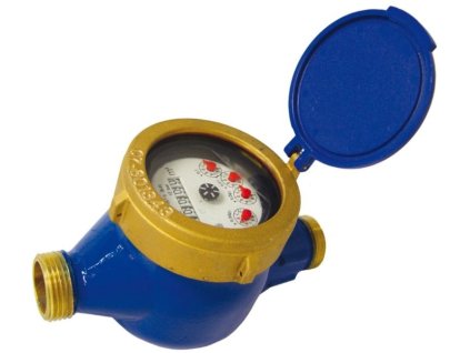 ENBRA IBRF-P vodomer DN20, G1", l=165mm, Q3=4m3/h, viacprietokový, mokrý chod, studená voda 30°C, 105500021031