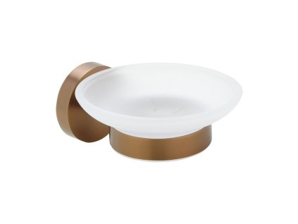 Sapho X-ROUND COPPER mydlenička, mliečne sklo, meď mat XR803PG