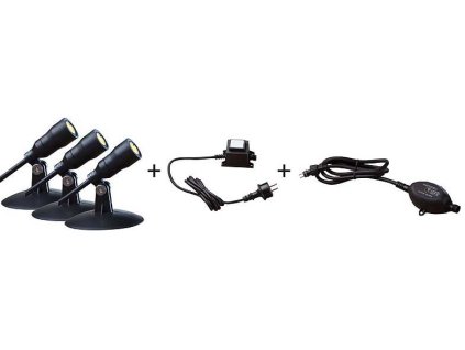 Heissner Heisner Smart light - 3x LED reflektor 3x1 W, senzor stmievania L410-00 L410-00