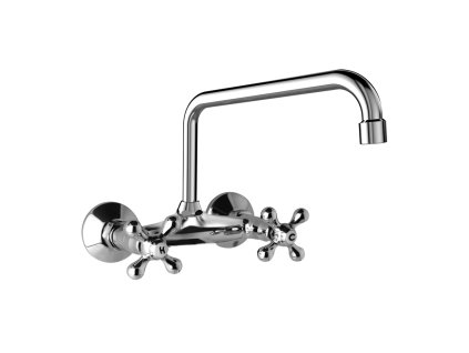 Mereo Retro Viktorie batéria drezová, nástenná, 150 mm, s U ramienkom rúrkovým ø 18 mm - 230 mm CBL30104