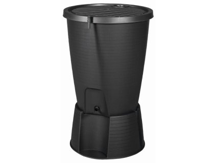 Grafitový sud Keter Indigo 220 l s podstavcom a kohútikom bez hadice, 610372