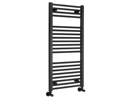 Aqualine DIRECT vykurovacie teleso s bočným pripojením 450x960mm, čierna mat ILR94B