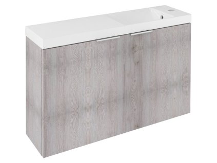 Sapho LATUS X umývadlová skrinka 78,8x50x22cm, dub Mocca LT110-SET02