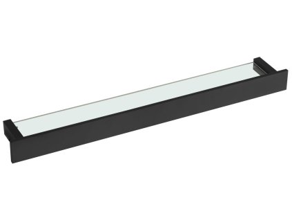 Sapho PATRON polica s hrazdou 78cm, čierna PX785B