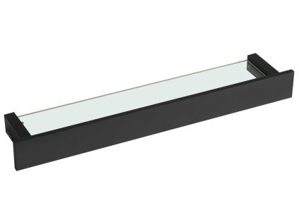 Sapho PATRON polica s hrazdou 58cm, čierna PX582B