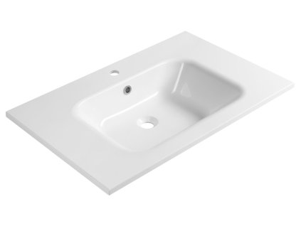 Sapho ARECA umývadlo, liaty mramor, 81x51,5cm, biela AC081