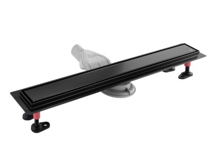 Odtok Rea Neox Superflow, čierny Dĺžka žľabu: 90 cm, REA-G7808