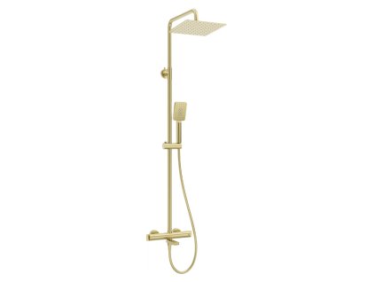 Aplomo Nemo sprchový set s termostatickou vaňovou batériou, brúsené zlato, NAC_R1HT