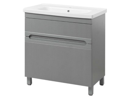 Lavedo Aria Grey 65 kúpeľňová skrinka s umývadlom, ARIA-GR-TNB-2-D-65