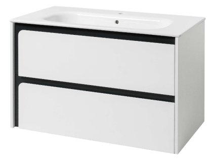 Lavedo Stella Antracit 61 kúpeľňová skrinka s umývadlom, STELLA-ANT-TP-2D-61