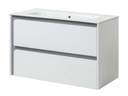 Lavedo Stella Grey 61 kúpeľňová skrinka s umývadlom, STELLA-GR-TP-2D-61