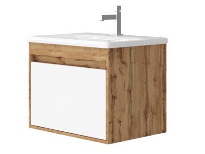 Lavedo Malta 65 Wotan Dubová kúpeľňová skrinka s umývadlom, MLT-65_WOTAN_OAK