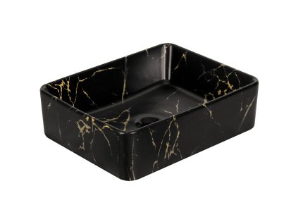 Kerra Kratos 182 Mramorové keramické umývadlo na dosku, KR182BLG