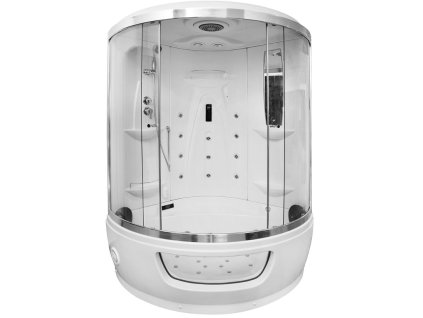 Aplomo Basil 135x135x220 parný sprchový box s vaňou, MO-1549