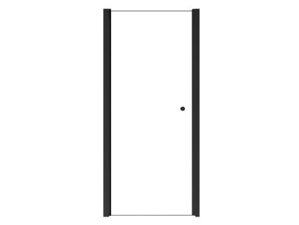 Sprchové dvere Besco Sinco, čierne Veľkosť sprchových dverí: 90 cm, DS-90-B