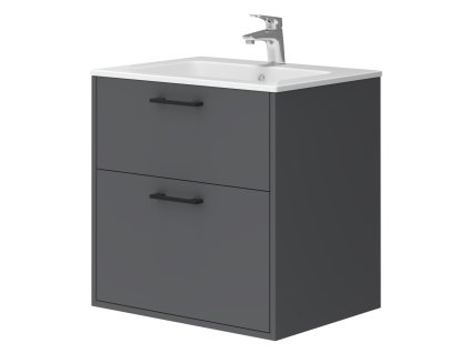 Lavedo Afina Piedra Grey 60 kúpeľňová skrinka s umývadlom, AF-60-PIE-GR