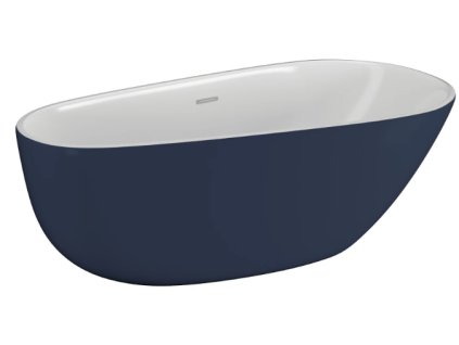 Polimat Shila voľne stojaca akrylátová vaňa 170x85, modrá, 00512