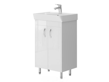 Lavedo Trinity White 45 kúpeľňová skrinka s umývadlom, TRN-45W