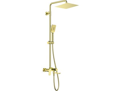 Aplomo Alpinia sprchový set s vaňovou batériou, zlatý, NAC_Z1AM
