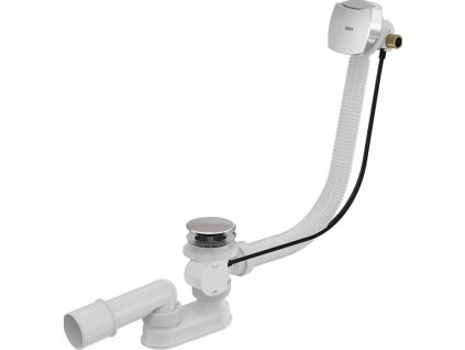 Alcaplast Alca vaňový sifón s prepadom, chróm, A564CRM1