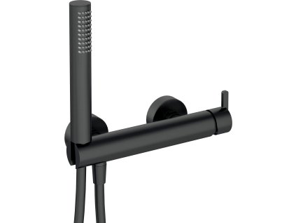 Aplomo Silia nástenná sprchová batéria, čierna, BQS_N41M