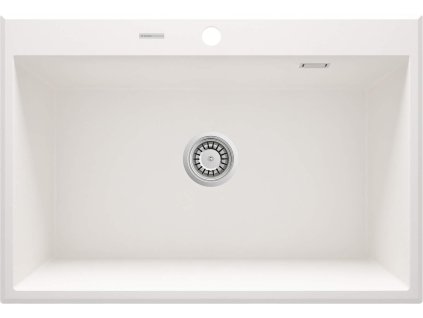 Granitový drez Aplomo Eridan, biely, ZQE_A103