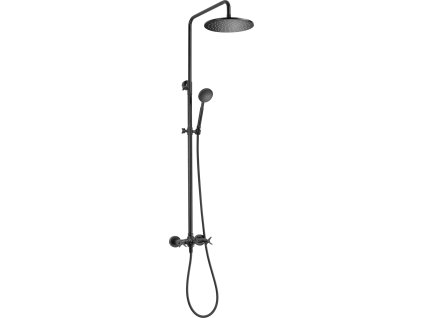 Sprchová súprava Aplomo Temisto s batériou, čierna, NAC_N4QT