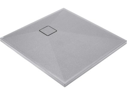 Aplomo Correo štvorcová sprchová vanička, sivá Veľkosť vaničky: 80x80cm, KQR_S42B
