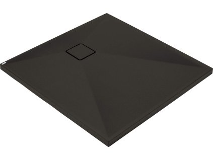 Aplomo Correo štvorcová sprchová vanička, čierna Veľkosť vaničky: 90x90cm, KQR_N41B