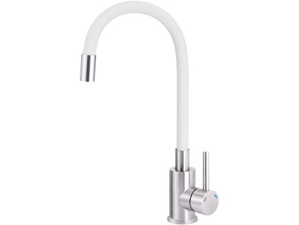 Umývadlová batéria Aplomo Luno, biela, BOC_W720