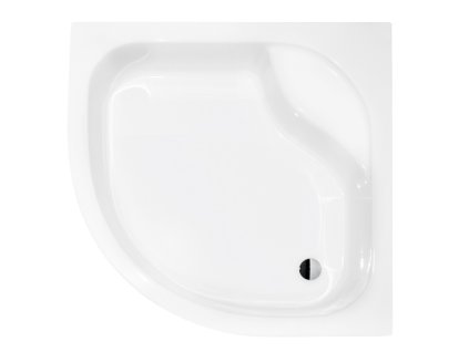 Besco Diper I štvrťkruhová vysoká sprchová vanička Veľkosť vaničky: 80x80cm, BAD-80-NK