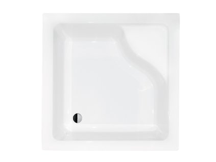 Besco Igor štvorcová vysoká sprchová vanička Veľkosť vaničky: 80x80cm, BAI-80