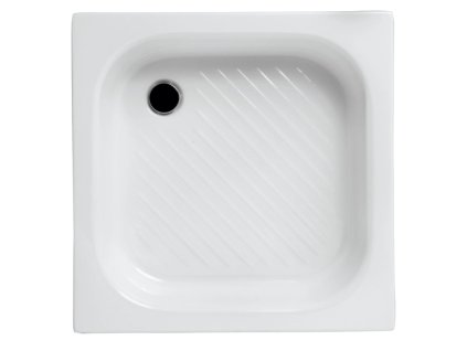 Polimat Karen 70x70 štvorcová vysoká sprchová vanička, hĺbka 22 cm, 00209