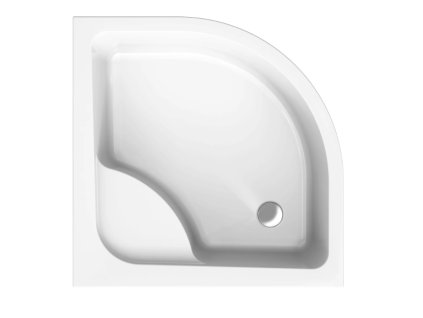 Polimat Pako štvrťkruhová vysoká sprchová vanička Veľkosť vaničky: 80x80cm, 00086