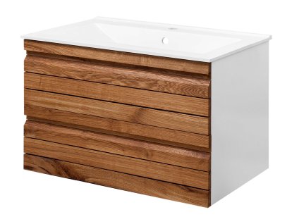 Lavedo Woodie II 60 kúpeľňová skrinka s umývadlom, ECO-W-60-II