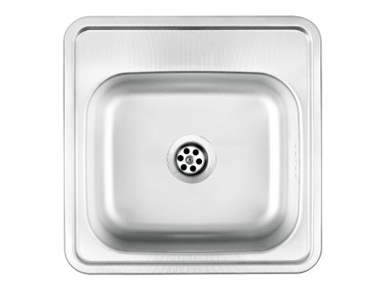 Aplomo Techno 38/38 kuchynský drez so sifónom, ZMU0100