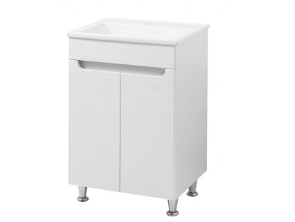 Lavedo Eliba Credo I 55 kúpeľňová skrinka s umývadlom z liateho mramoru, ELBA-TH-1-55-CR