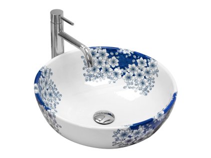 Rea Fiori 40 keramické umývadlo na dosku, REA-U6520