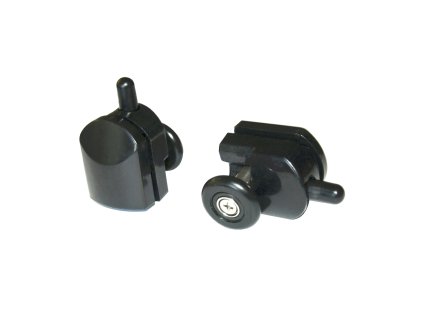 Aplomo Kolieska na kolieskach Black Z7 spodné jednoduché, pár, Z7