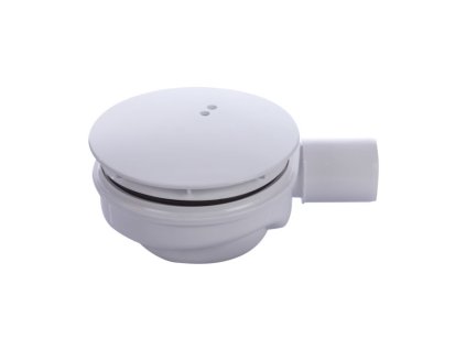 Aplomo Speed 2 90 mm sprchový sifón biely, nízky, SP90EEDBN3