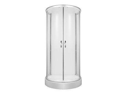 Aplomo Stylio Okrúhly sprchový kút 100x80, BK501XT