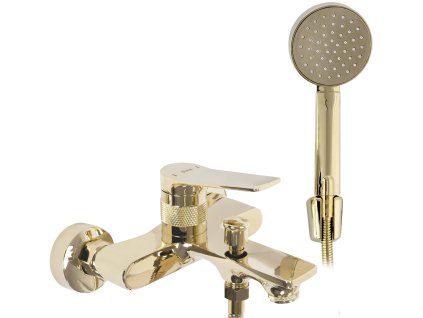 Rea Viral vaňová batéria so sprchou, zlatá, REA-B2024