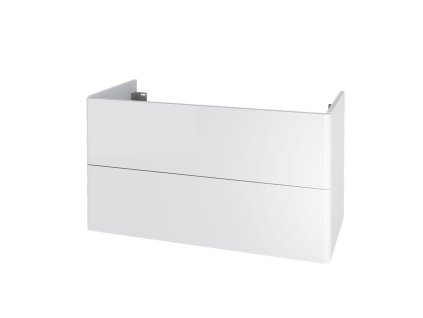 Mereo Siena, kúpeľňová skrinka 100 cm, biela lesk CN412S