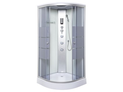 Masážny sprchový box Kerra Lisa biely 90x90x215, ELISA90NV2