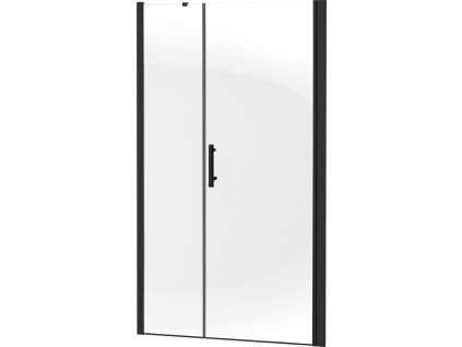 Aplomo Primo sprchové dvere, čierne Veľkosť sprchových dverí: 110 cm, KTM_N13P