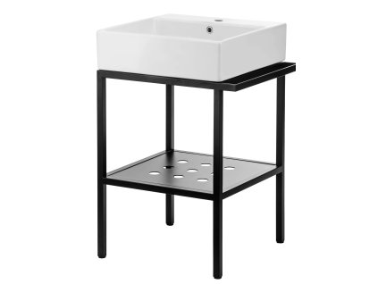 Aplomo Temisto 60 oceľová konštrukcia s umývadlom, CDTS6U6S