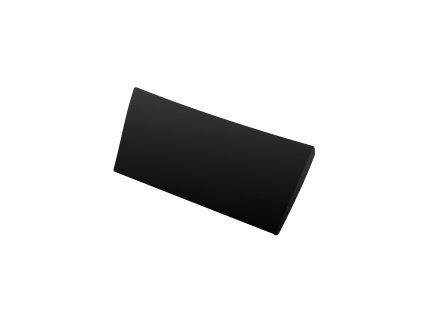 Kúpeľňová podložka Besco Comfy, čierna, ZZWCB