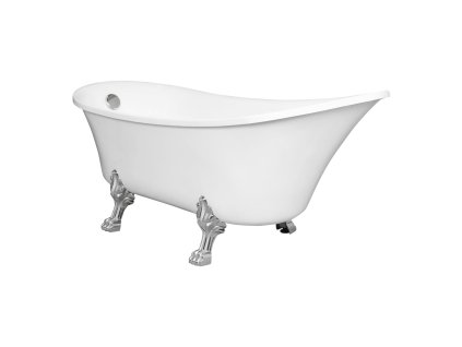 Kerra Antica 165 retro voľne stojaca akrylátová vaňa, možnosť výberu farby nôh, ANT170